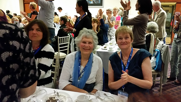 Gillian Pierce with Kathleen Ballard at the Limerick Congress.